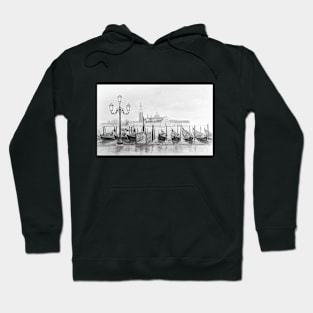 Venice vintage style art Hoodie